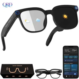 Ai Smart Glasses, 8mp Camera, Bluetooth-compatible, Translation, Photochromic Lenses, Touch Control, Voice Assistant, 4GB Memory, Men and Women, Multifunctional Smart Glasses, Wearable Smart Glasses
