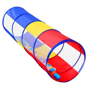 Sumbababy Kids Outdoor Play Pop Up Tunnel Tent: Colorful, Portable and Fun