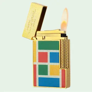 [Special Edition] Casablanca Gold Diamond head DUPONT Lighter (NO FUEL), Profect gifts boyfriend