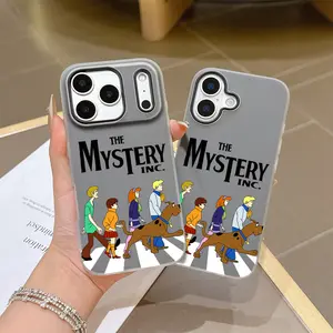 Scooby Doo cartoon Phone Case Suitable for iPhone 17 16e 16 15 14 13 12 11 Pro Max Air XR XS X 7 8 Plus Soft TPU Matte Double-layer Back Cover