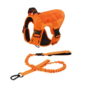 No Choke Dog Harness and Leash Combo, Safe Easy Walk Pet Harness for Medium and Large Dogs