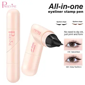 Rotating Eyeliner Stamp & Pen – Dual-Ended Quick-Dry, Long-Lasting Waterproof Liquid Liner for Effortless Winged Eye Looks.