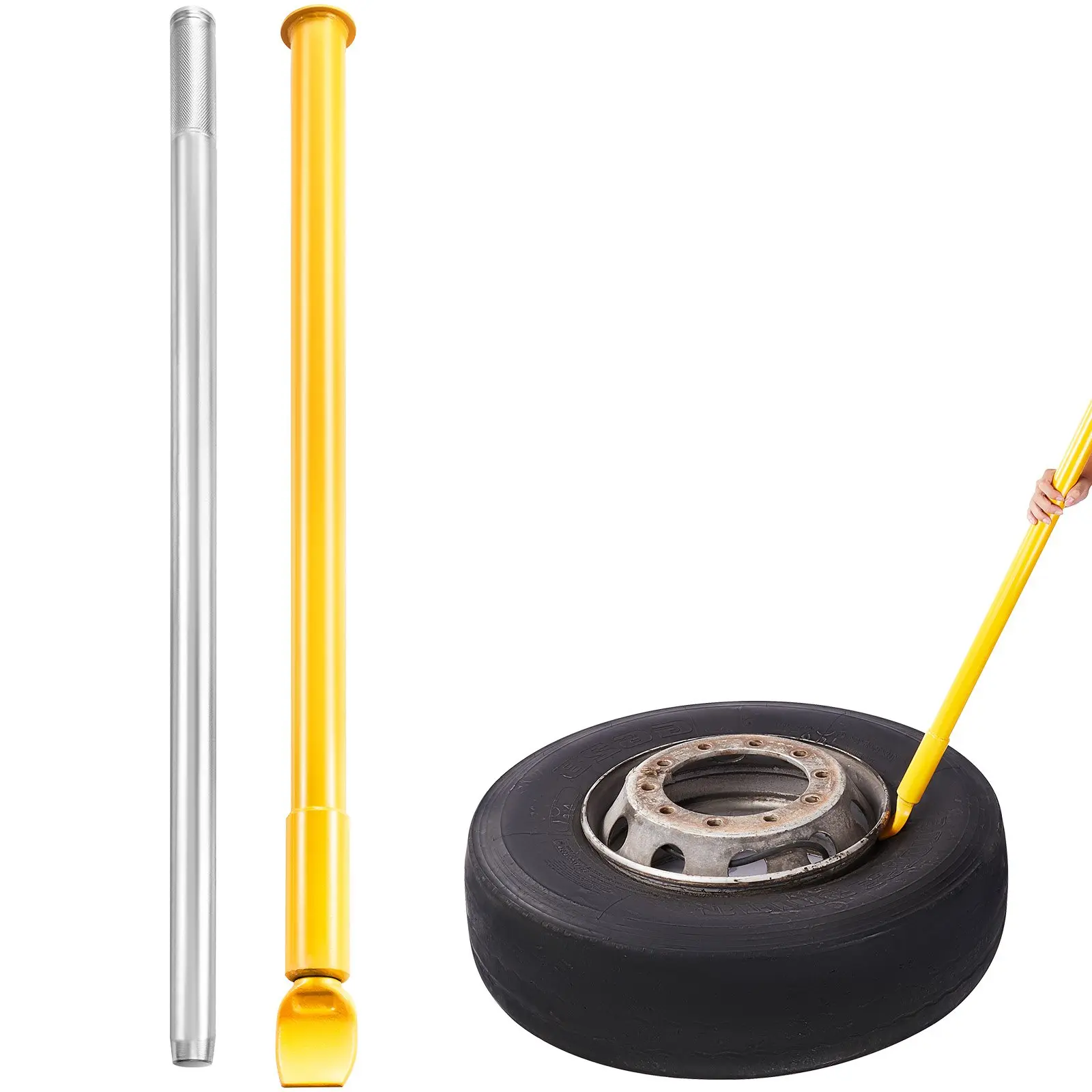 【Summerfinds】VEVOR Tire Bead Breaker Slide Hammer 46.3" Length Heavy Duty Steel Tire Bead BreakerPortable Tire Changing Sliding Impact for Car Truck Trailer Tire Removal
