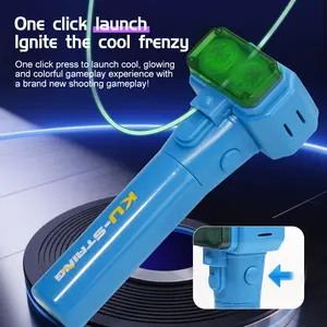 SKYQITIAN New Upgraded Novelty Gag Toy Set - 3 Upgraded Glow-in-the-Dark Ropes, Handheld Rope Launcher, Automatic Fidget Relief Relaxation Stick Solution, Funny Fart Spray Prank Gifts for Adults Stress Ball Air Stress Ball Gym