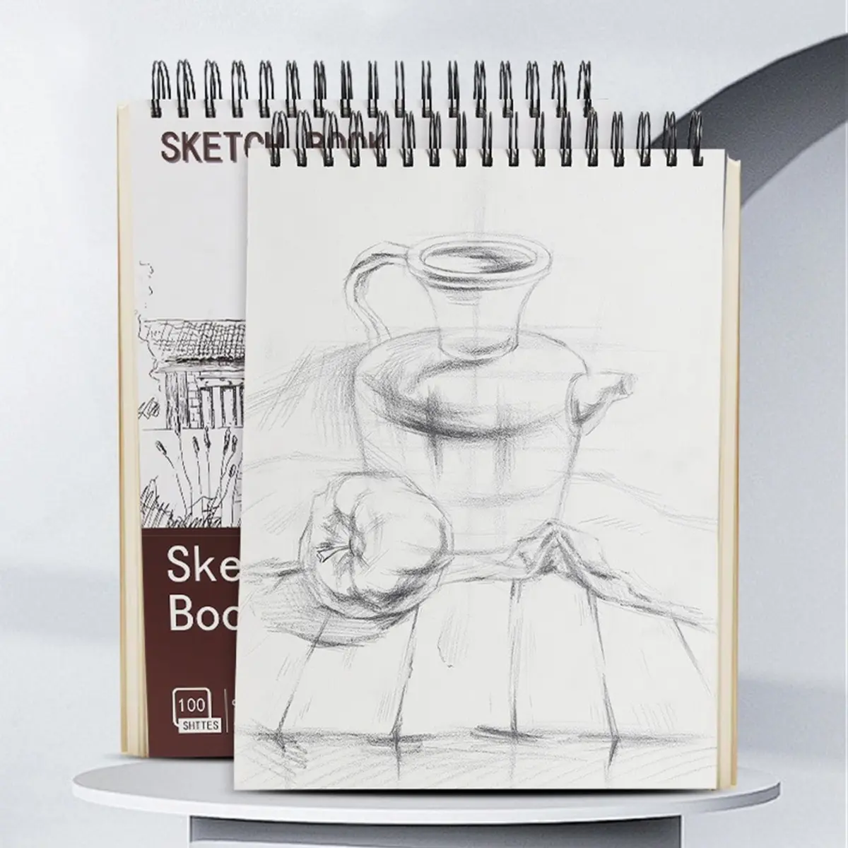 A3/A4/A5 Spiral Bound Artist Sketchbook, Acid-Free Drawing Pad, Professional Art Student Notebook, Stationery Supplies, Drawing Materials