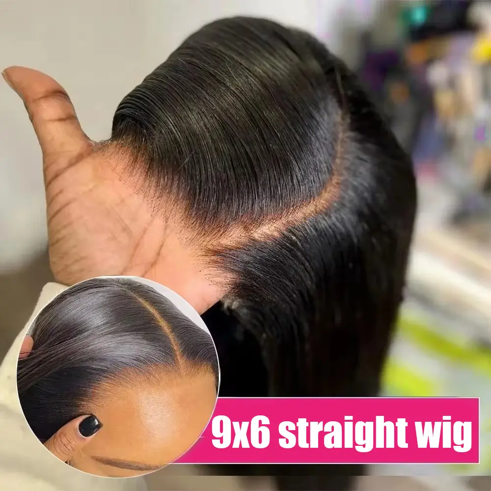 9x6 straight wig
