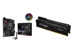 Motherboard Memory Combo - ASUS ROG STRIX B550-F GAMING WIFI II Bundle with Kingston Technology Corp. KF432C16BBK2/32 Motherboard Memory Combo - ASUS ROG STRIX B550-F GAMING WIFI II Bundle with Kingston Technology Corp. KF432C16BBK2/32