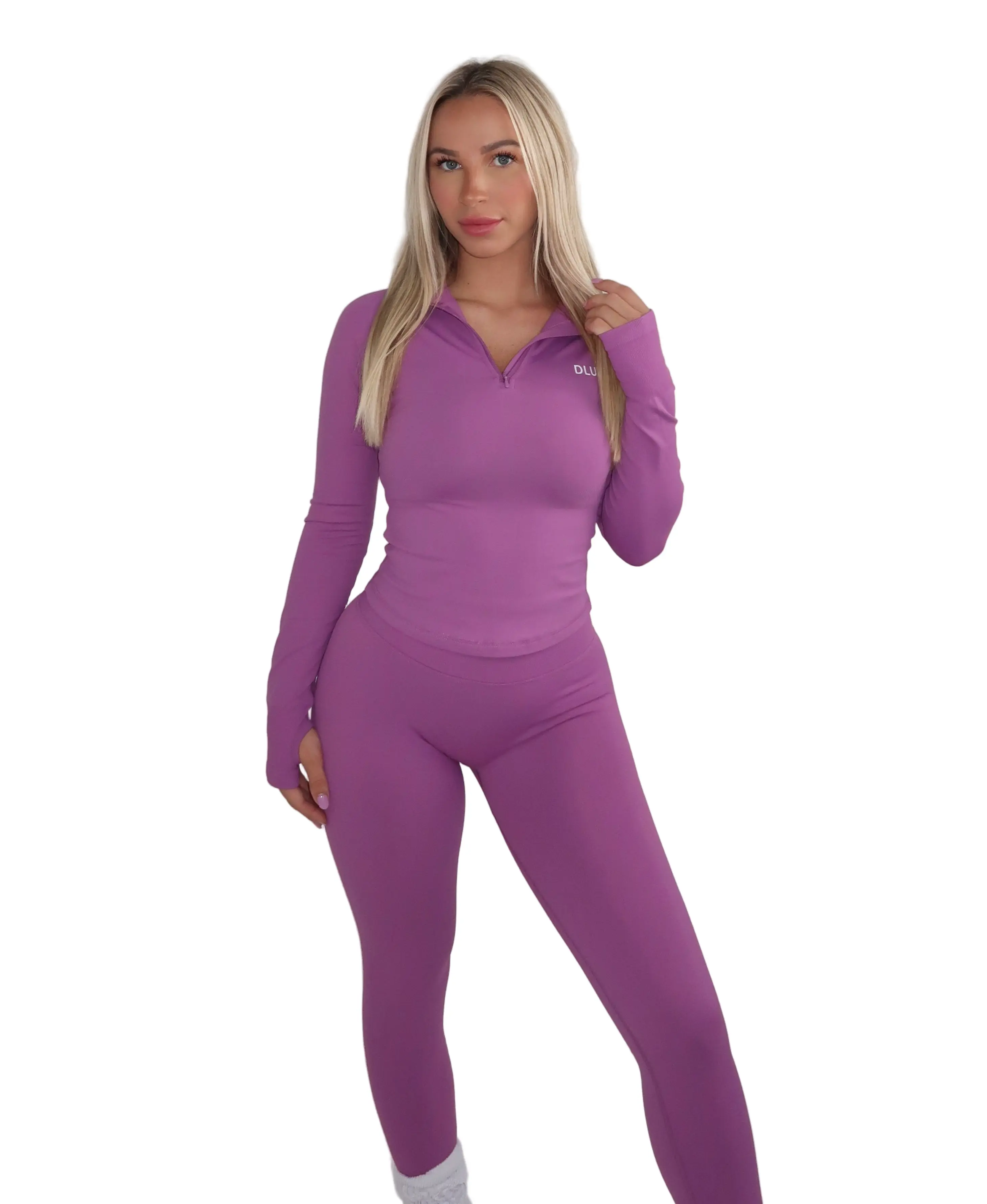 Flex Leggings - Plum