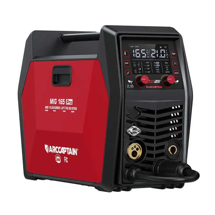 Arccaptain MIG165 Pro Dual Voltage Gas and Gasless MIG Welder sohochic