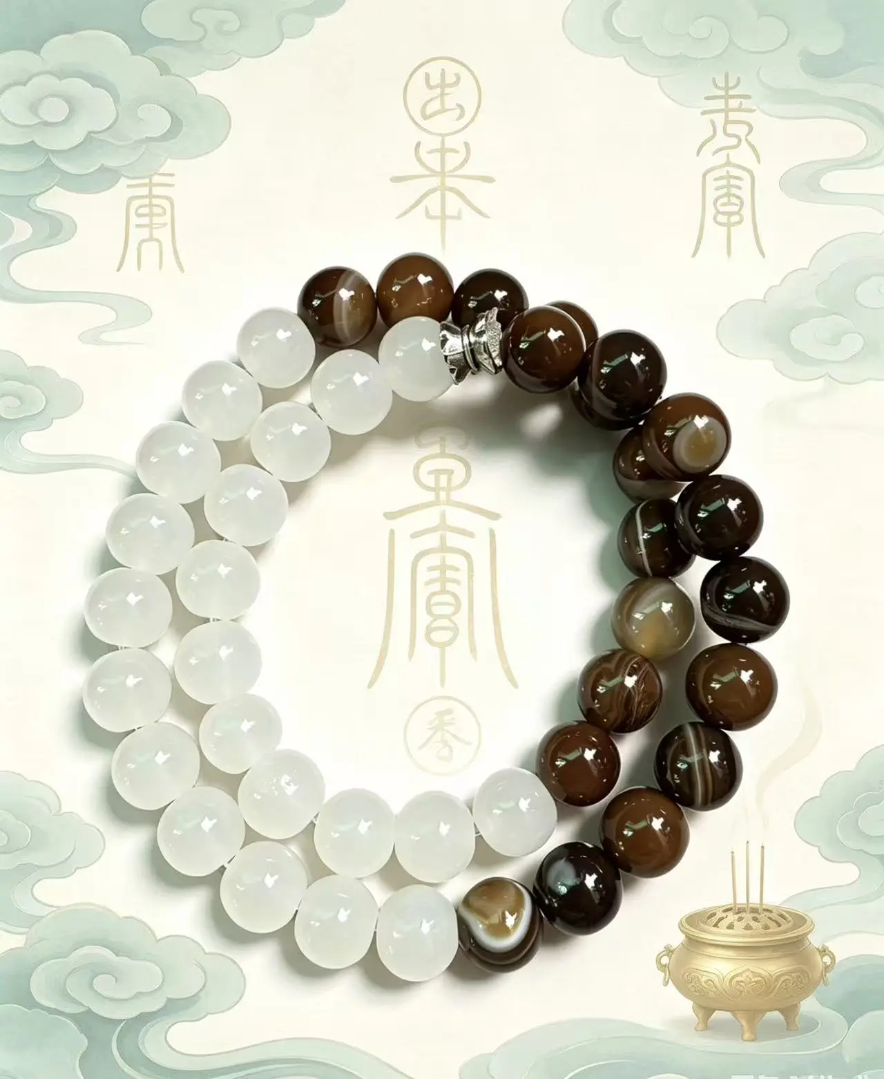 Seven Stars Alignment Beaded Bracelet