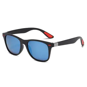 New cross-border sports sunglasses men's going out driving color film glasses sunshade fashion classic small square sunglasses