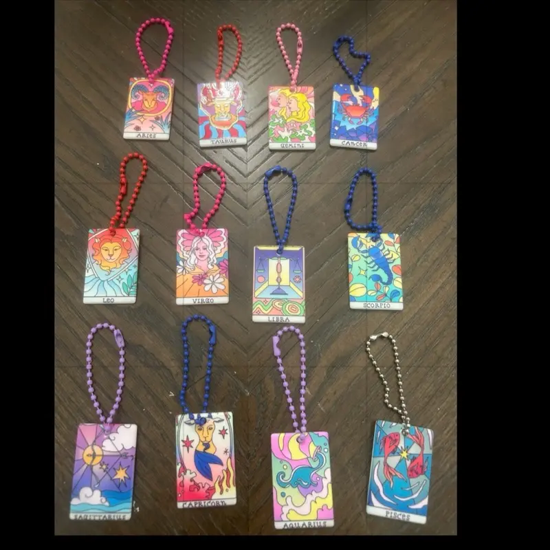 Zodiac keychains