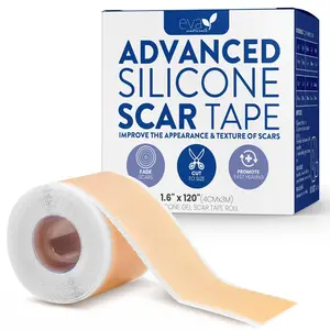 Eva Naturals Silicone Scar Tape for Scars - Skincare Comfort, Lightweight Design, Suitable for Various Scars