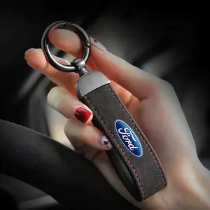 Automobile key chain metal advanced sense key chain automobile key chain pendant atmospheric pendant for Fords 2 3 4 5 MK 2 6 7 Ranger Fiesta Kuga Mondeo Fusion Taurus car Accessories