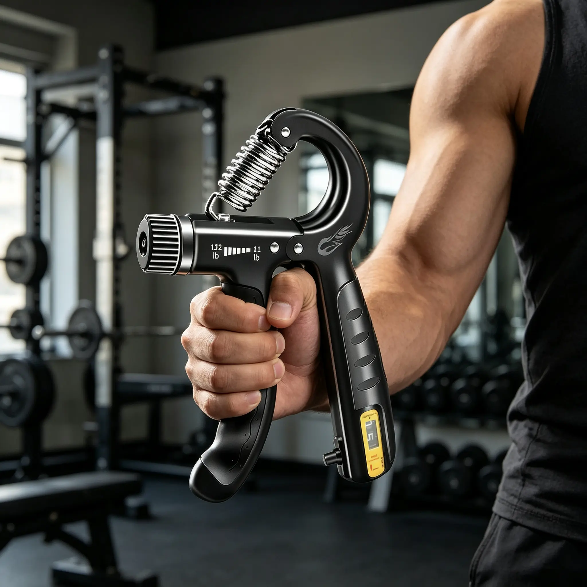 5Pcs Hand Grip Strengthener Kit with Adjustable Forearm Gripper, Finger Exerciser, Finger Stretch Trainer & Hand Workout Ring | Hand Exercise Equipment for Muscle Building, Physiotherapy and Recovery Training