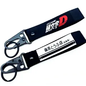 Initial D JDM Wrist Lanyard - Heavy Duty Clip and Key Ring