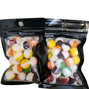 Freezies Rainbow Crunchies 1 oz Single Packs & 8 Pack Bundle Candy Sweet Snack Freeze Dried Bonbon Fruit Flavor Crunchy Bite US Made Fruity