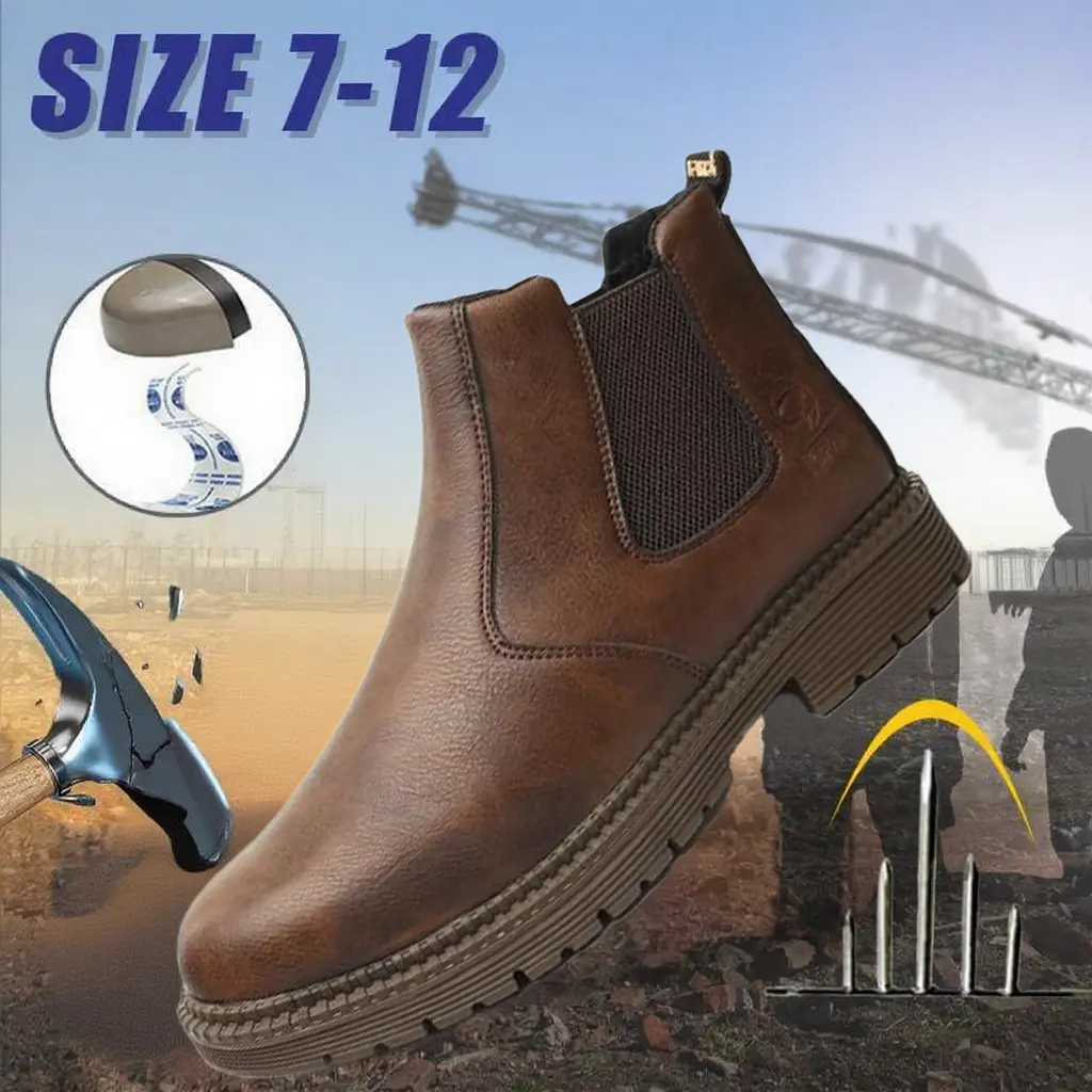 Women's Heavy Duty Work Footwear - Breathable Work Shoes with Splash, Smash, and Puncture Guard Protection