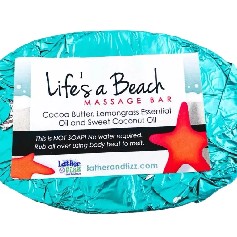 Life’s a Beach Coconut Lemongrass Massage Bar