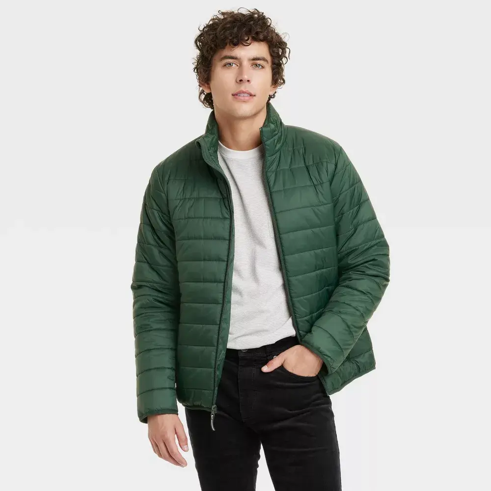 Men's Lightweight Puffer Jacket - Goodfellow & Co Men's Lightweight Puffer Jacket - Goodfellow & Co