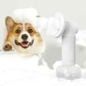 Uah Pet FUR-EVER CLEAN Automatic Foaming Soap Dispenser and Dog Bath Brush