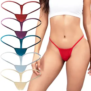 G String Thongs for Women Sexy Underwear Low Rise Womens Thong Cotton Panties for Ladies