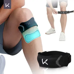 KEEP 2 Pack Knee Brace with Bidirectional Patella Strap, Breathable Support for Meniscus Tear, Tendonitis - Knit Sleeve for Basketball, Hoopers,Hiking, Running, Squats & Work