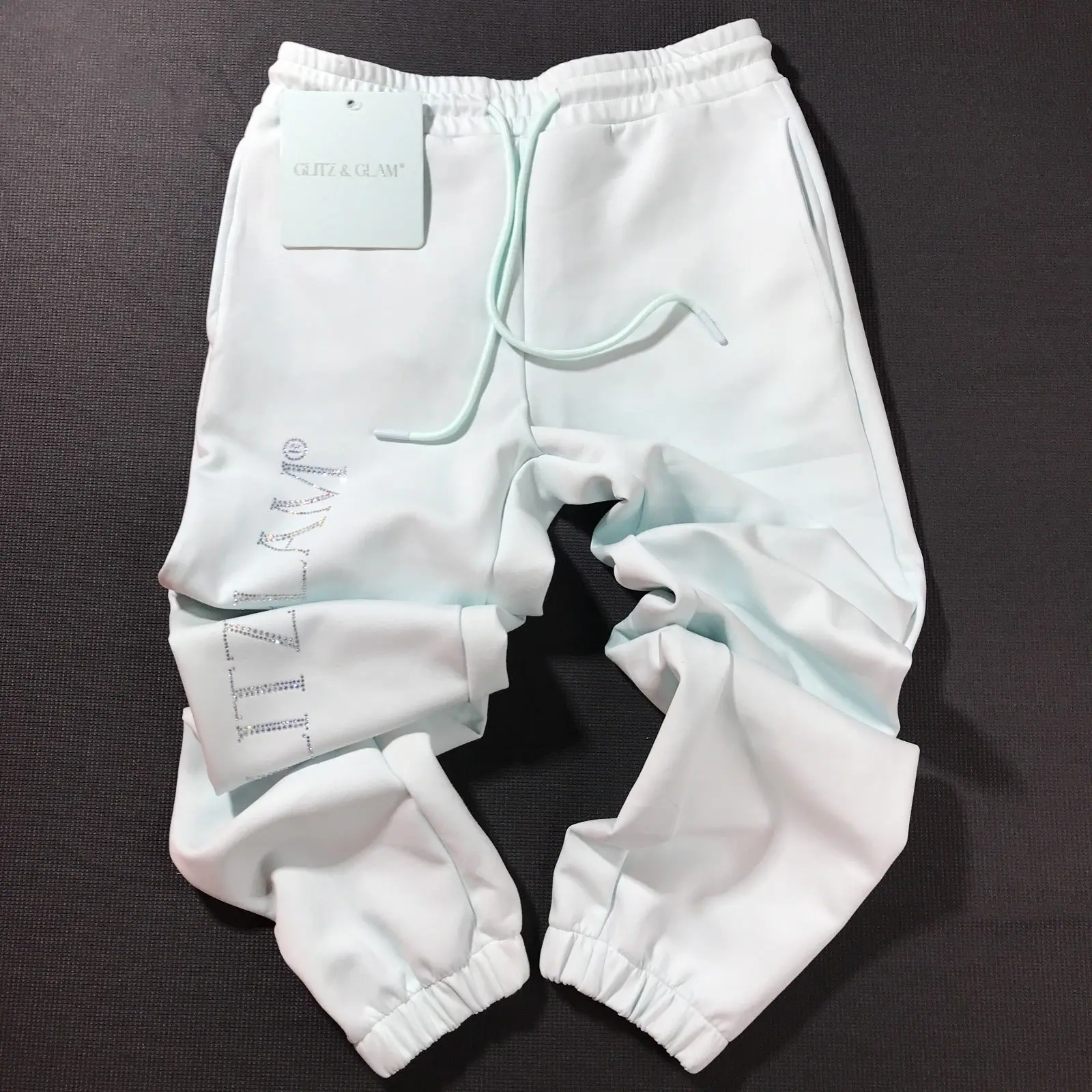 Glitz & Glam Jogger | Icy Blue