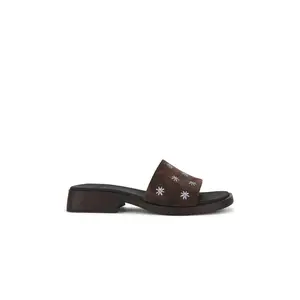 Camper Dana Sandal in Dark Brown