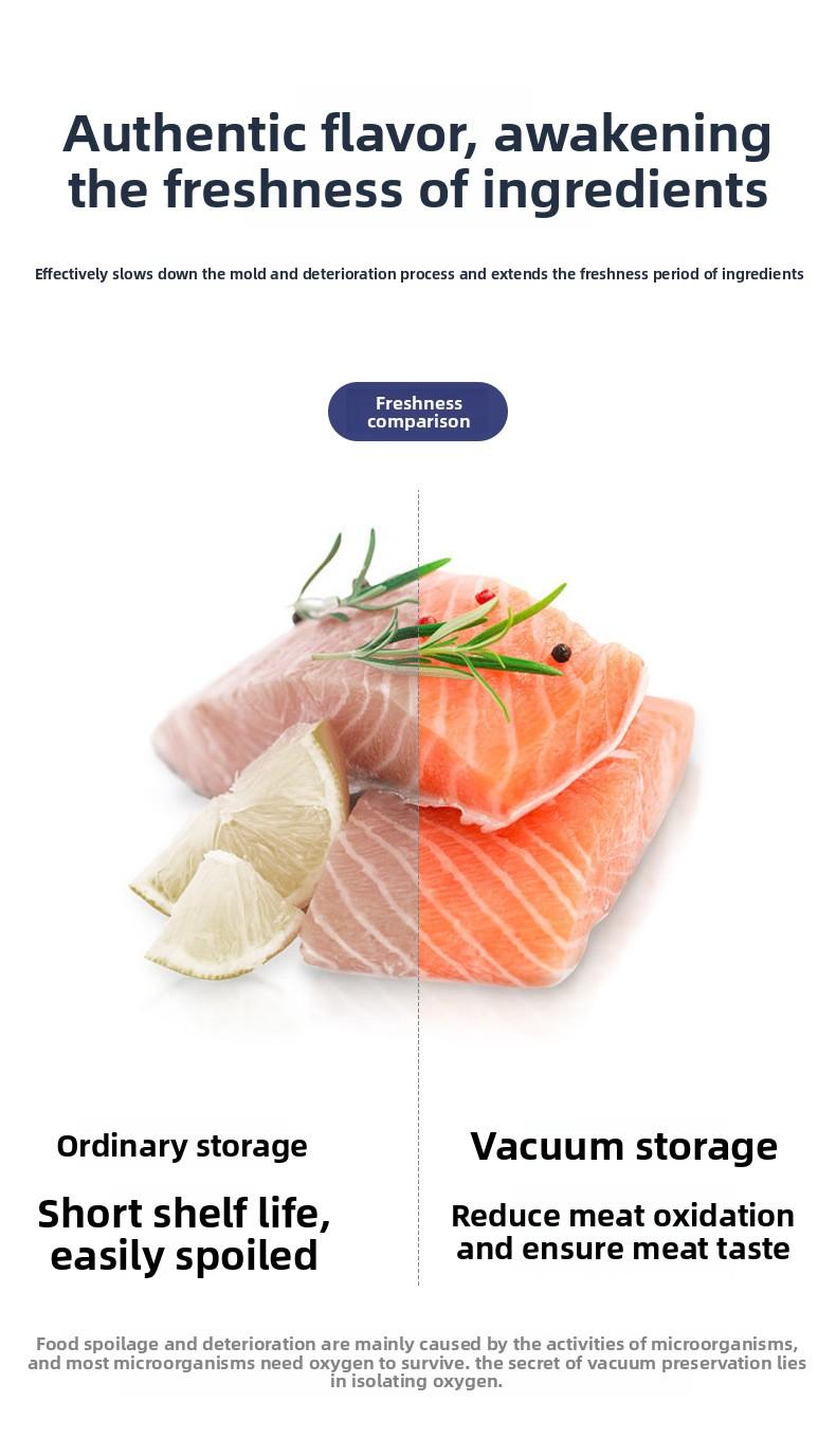 USB Portable Vacuum Sealer | Mini Food Sealer, Vacuum Preservation Machine, Kitchen Food Storage & Bag Sealer