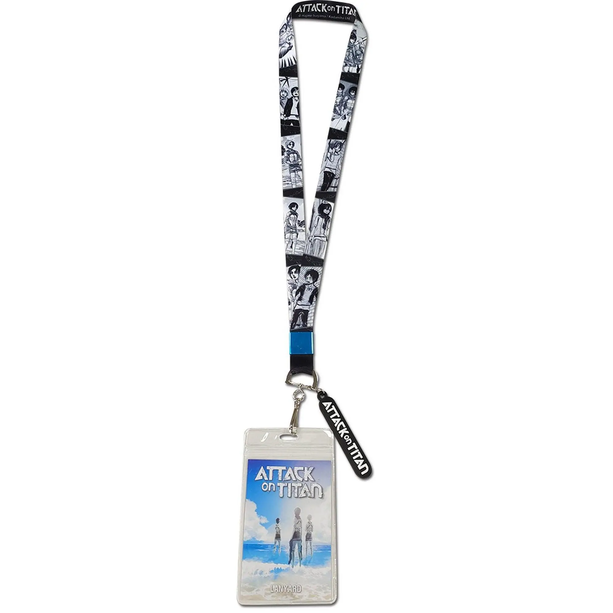 Attack On Titan Manga - Eren Yeager & Mikasa Ackerman & Armin Arlet #01 Lanyard