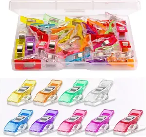Premium Multipurpose Sewing Clips, 30 Pcs Assorted Colors Quilting Accessories - Sewing Supplies Crafts Tool for Fabric Projects