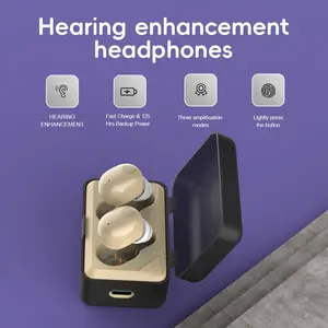 ZT-04Rechargeable Hearing Aids for Seniors/OTC Hearing Aids for People with Hearing Loss, Advanced Noise Cancellation, Comfortable Wearing