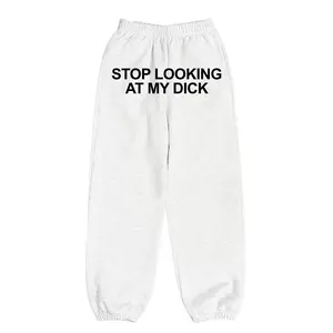 Anti Social Energy Sweatpants, Stop Looking at My D*ck Sweatpants, Cute Jogger for Winter, funny holiday loungewear, unisex holiday pants, comfy winter joggers, trendy gift for him and her