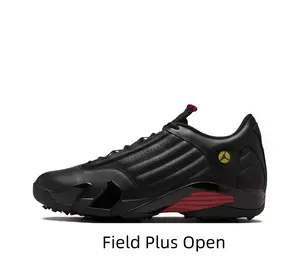 Premium Black Golf Kicks with Dynamic Sole Design