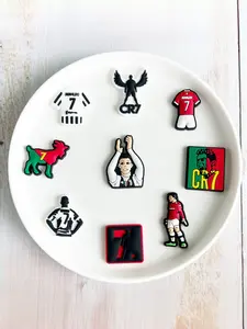 9pcs Cartoon Sports Shoe Accessories, Shoe Charm Set, PVC Soft Gel Material, Durable and Aesthetic, DIY Detachable, Perfect Gift for Holidays