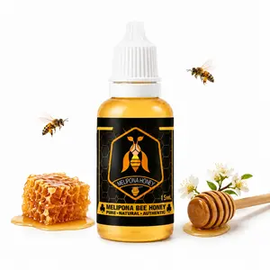 Melipona Honey, Stingless Bee Honey, Meliponini Honey, Miel Melipona, Original, Authentic, Natural, Sweet Flavor, 15ML