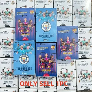 Daka Messi Mbappe Yamal Football Collection Card 2025-2026 Real Madrid Barcelona Manchester Juventus Ale Milano Star Player Card Soccer Cards Sports Trading Card Sports Collectible Sports Card Items