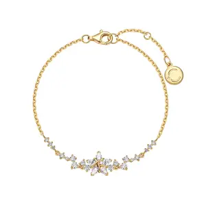 FANCIME "Vega Serenade" Twinkling Star Alpha Lyrae Sterling Silver Bracelet for Female Daily Wear