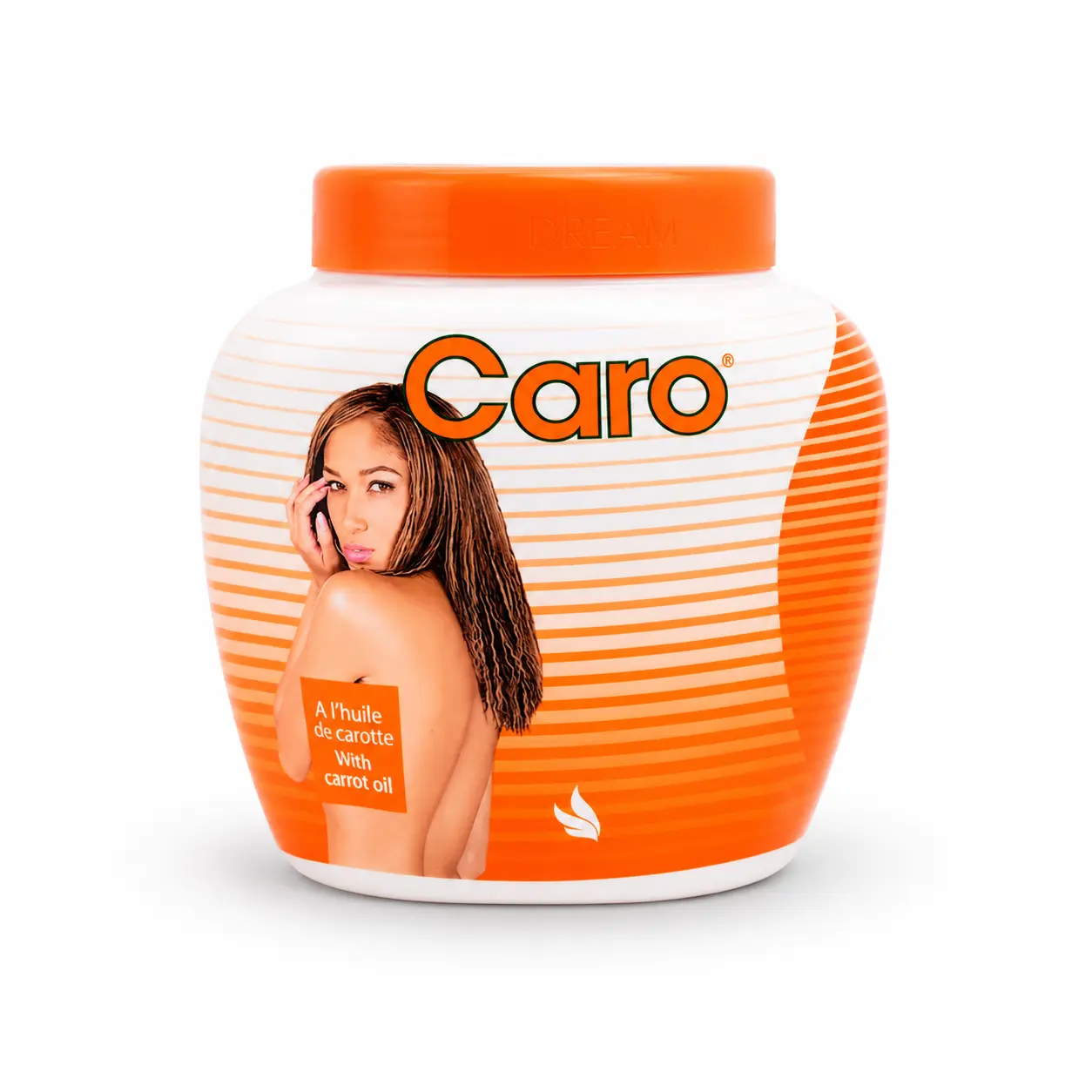 Caro Body Cream with Carrot Oil 300ml Moisturizing Daily Skincare Jar