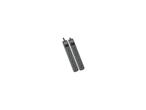 Minuteman MMS362P MMS Series 6 Outlet Surge Suppressor Twin Pack - Receptacles: 6 - 241J - Receptacles: 6 - 241J