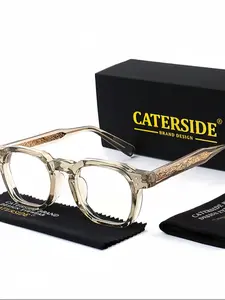 Caterside Retro Tr90 Ultra-Light Sunglasses, Anti- Light and UV Protection, Unisex Suitable for Outdoor Activities and Events