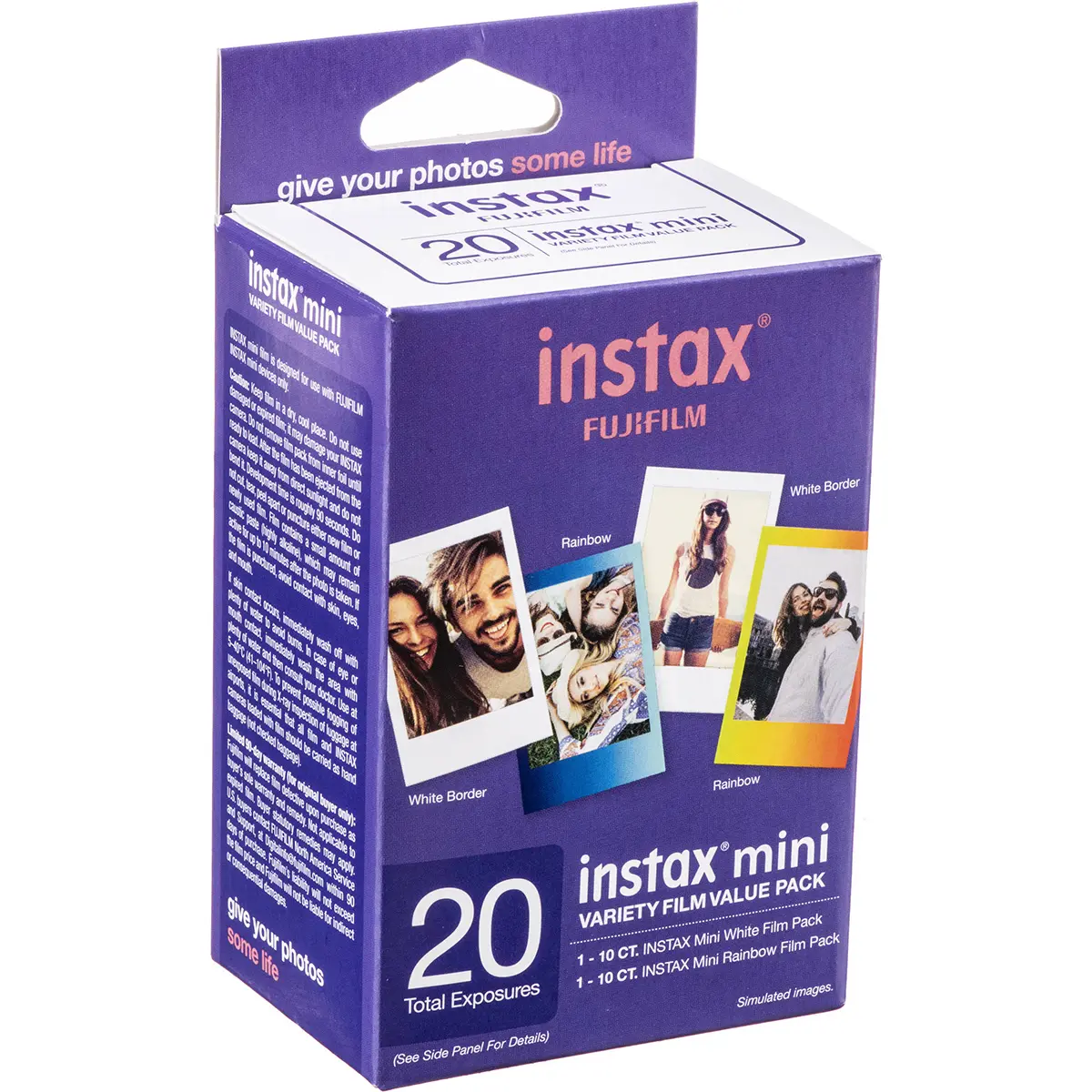 Fujifilm Instax Mini Instant Film Variety Value Pack, 20 Exposures