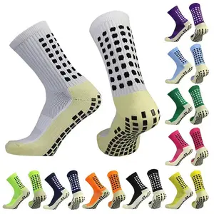 2026 World Cup Non Slip Silicone Socks for Teens Boys Girls, Breathable Athletic Socks for Soccer Football  Teenager sports socks training and competition silicone bottom socks