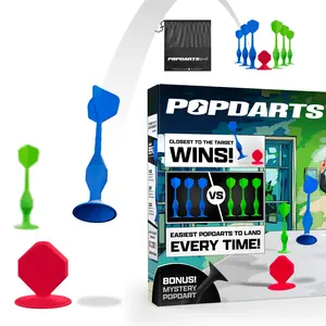 Popdarts Rookie Pack - Crazy Fun Suction Cup Dart Game Safe for All Ages! Play Indoor & Outdoor!
