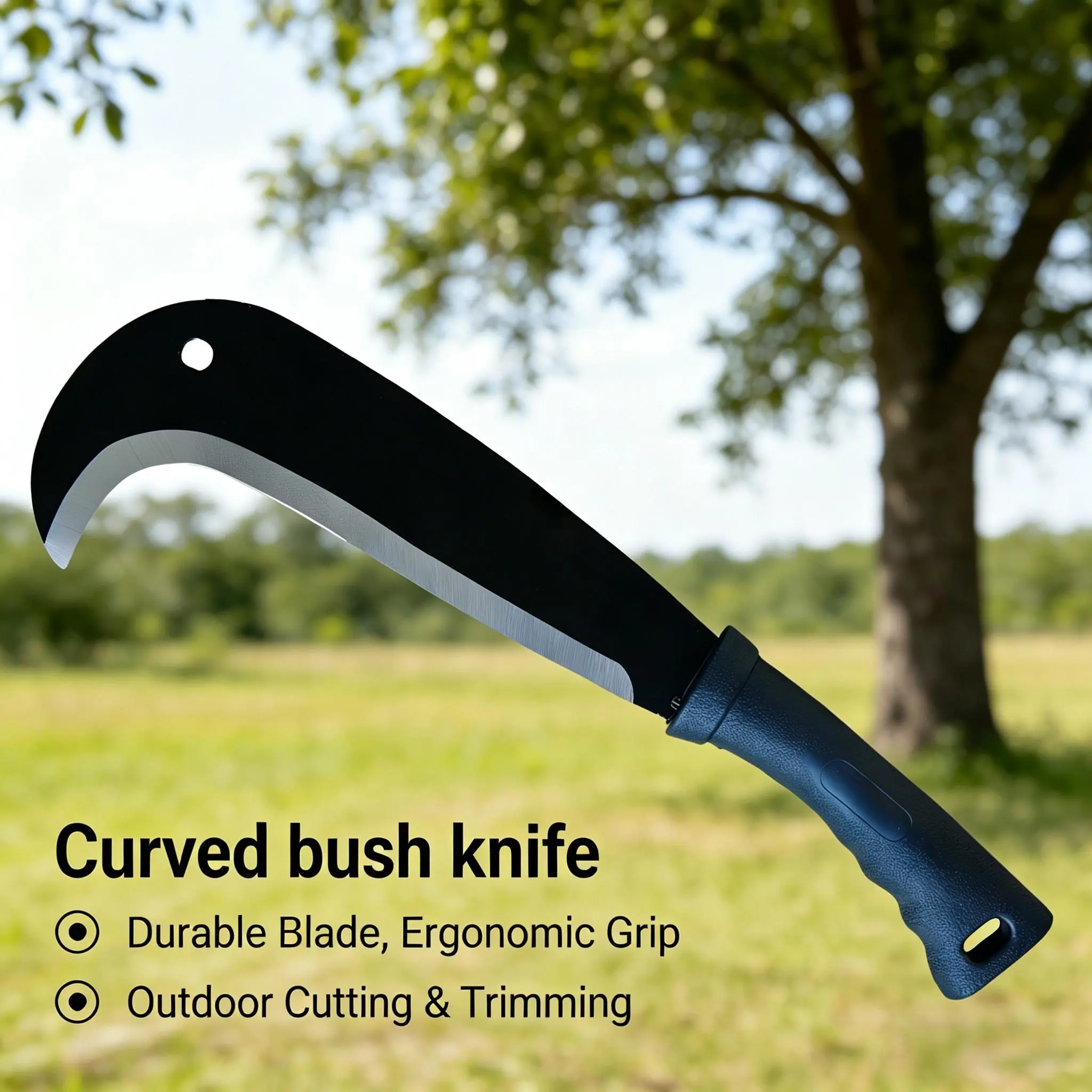 [April Favorite] Weeding Sickle, Curved Machete, Chopper, Brush Clearing Hand Sickle, Garden Tool, Carbon Steel Thickened Blade, Gardening Machete, Yard Work, Yard Work Equipment, Curved Blade, Garden Machete
