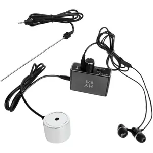 Pipe Leakage Detector, Leakage Detection, Underground Pipe Tube Leakage Monitor Tester Kit with Dual Probes Earphone, High Sensitivity Pipeline Locator Accessory Kit