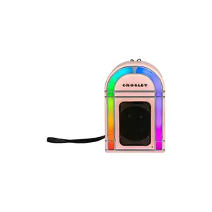 Crosley Radio Mini Jukebox Portable Bluetooth Speaker in Pink
