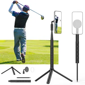 {Crazy Deal}Camolo Magnetic Monopod and Tripod Selfie Stick to Record Golf Swing Training Aid, Magnetic Golf Film Stick Adjustable Aluminum Compatible with Magsafe iPhone 16/15/14/13/12 Plus Pro Max Series