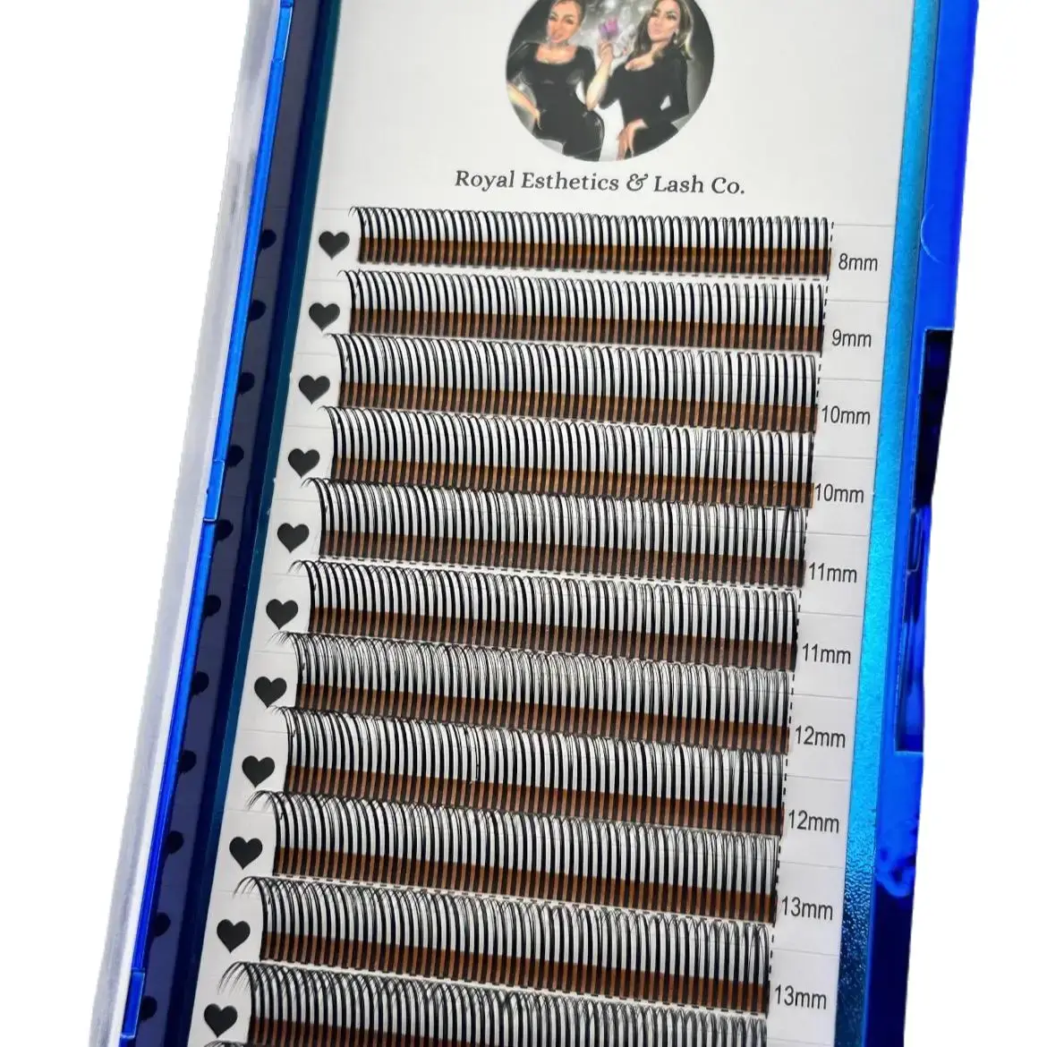 Promade Wet Set Lash Extensions, 5D Volume Fans for a Natural Spiky Look, Vegan PBT Cosmetic, Matte Black Finish, 0.07mm, 8-15mm Mixed Tray, Lash Extension, Nature, Eyelash Clusters, D Curl, Spiky Lashes